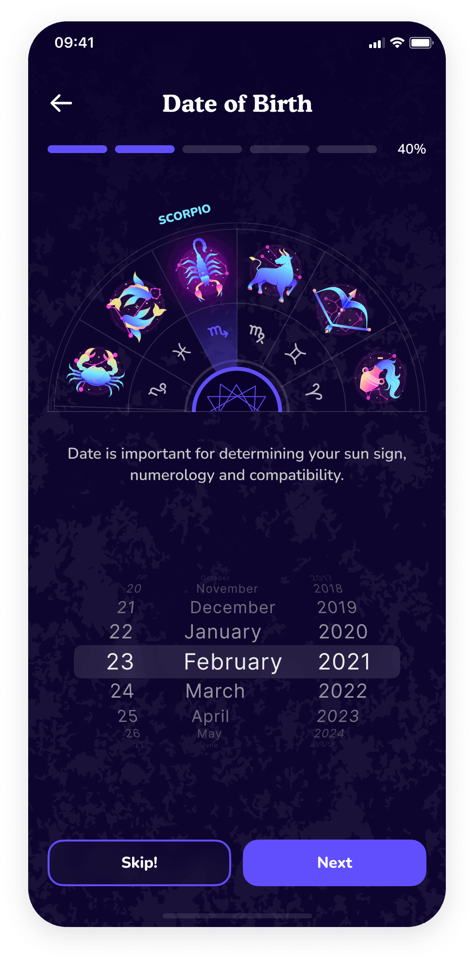 Moonly - Onboarding Screen 2